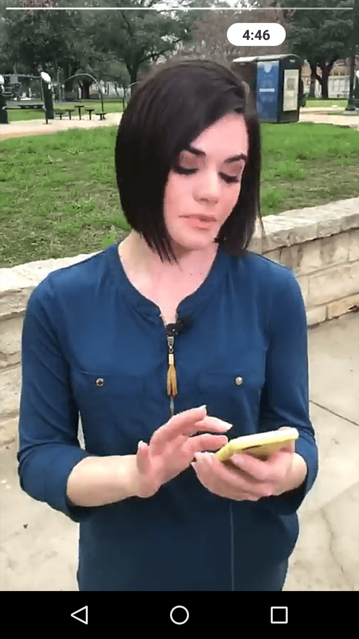 News anchor Camilla Rambaldi