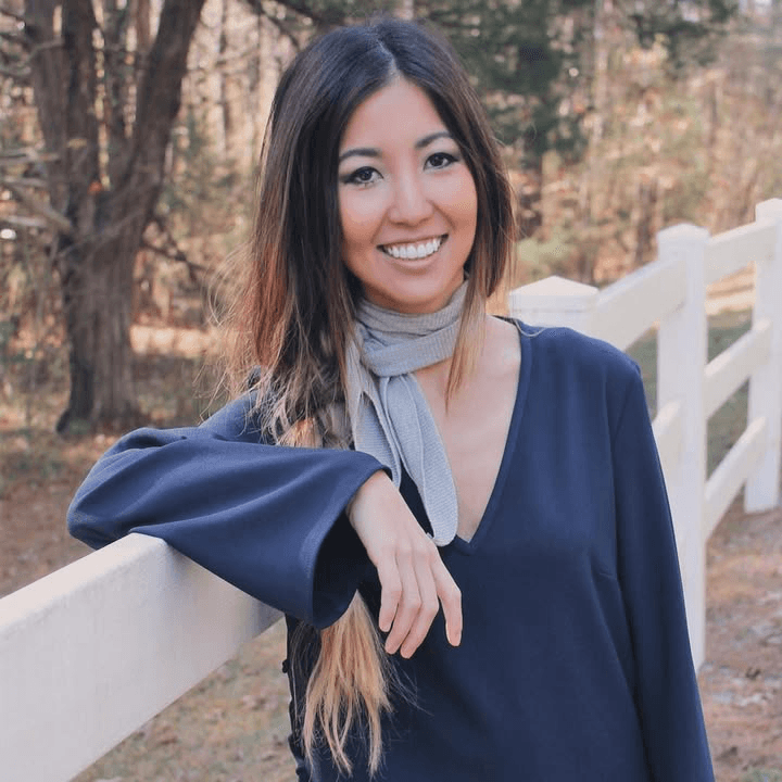 Rebecca Robertson Loflin.  The Asian in the family is a milf Christian whore working on a mom bod