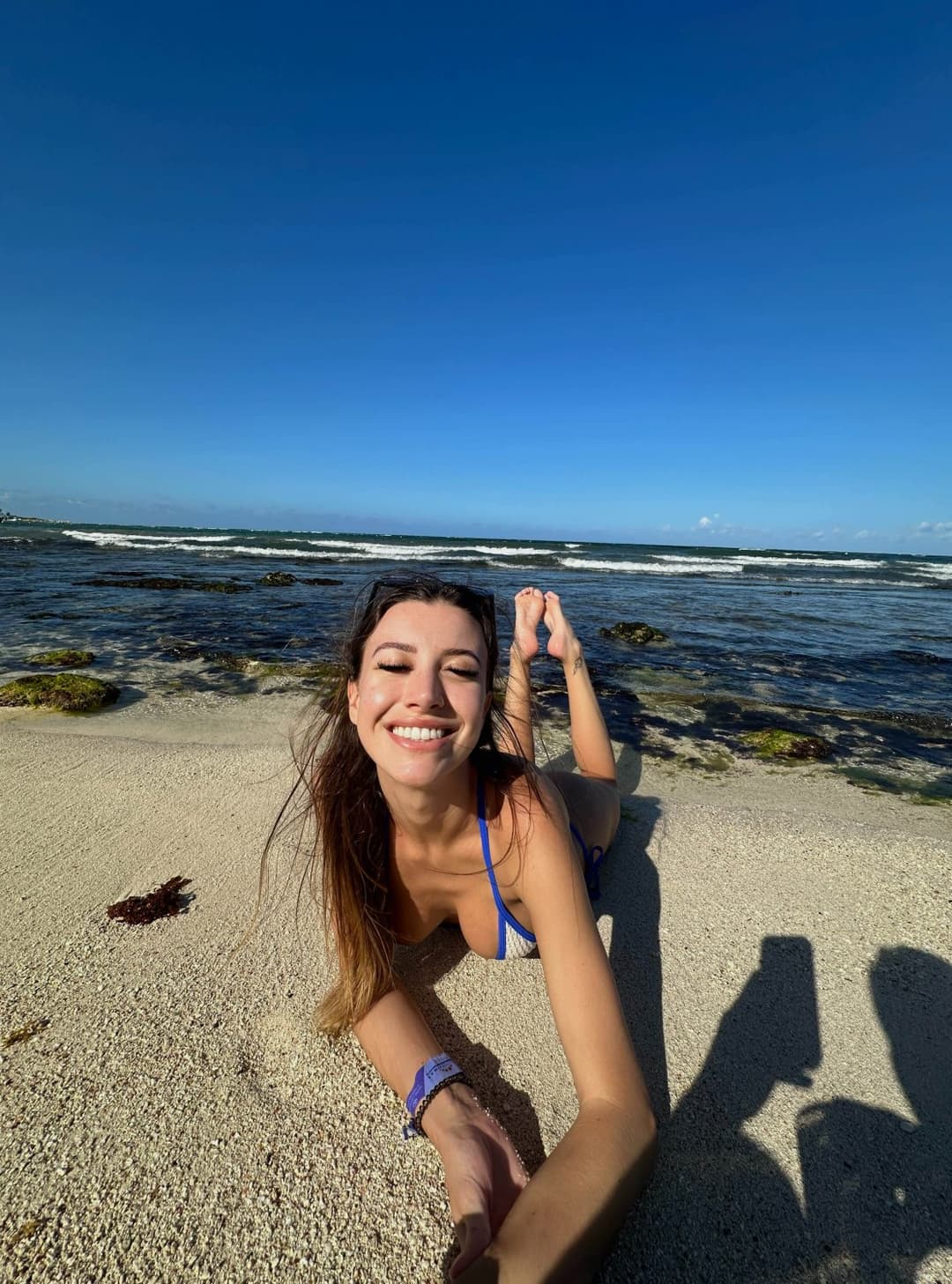 Laid out like a mermaid waiting for my catch