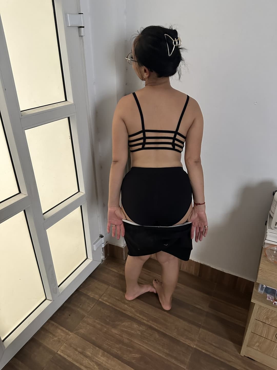 Made her strip, took pics and posted her