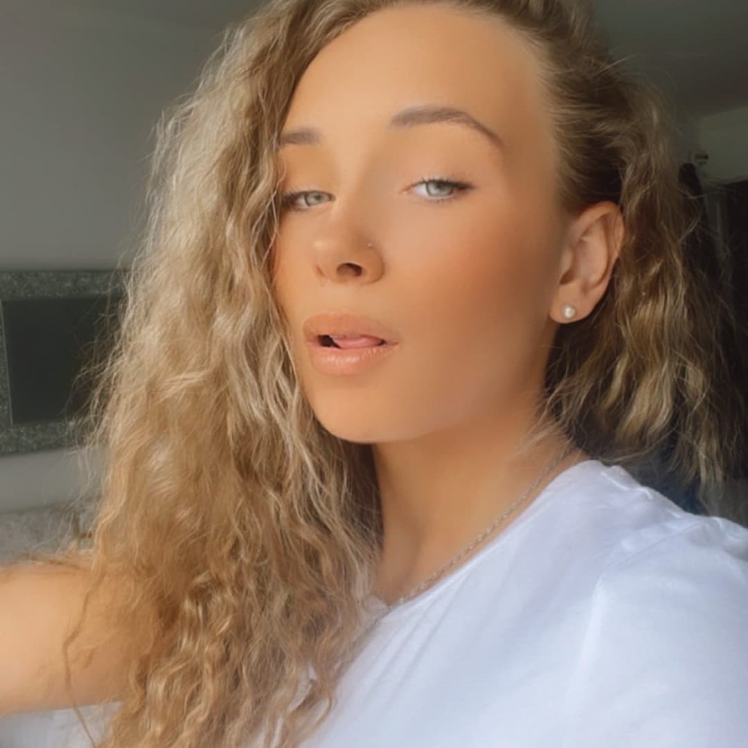 Freckled British girl