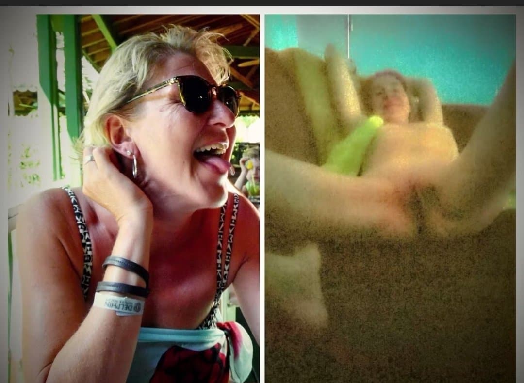 Candid snaps of wife using phone and spy camera. Will take down in 1hr for owner of pics.