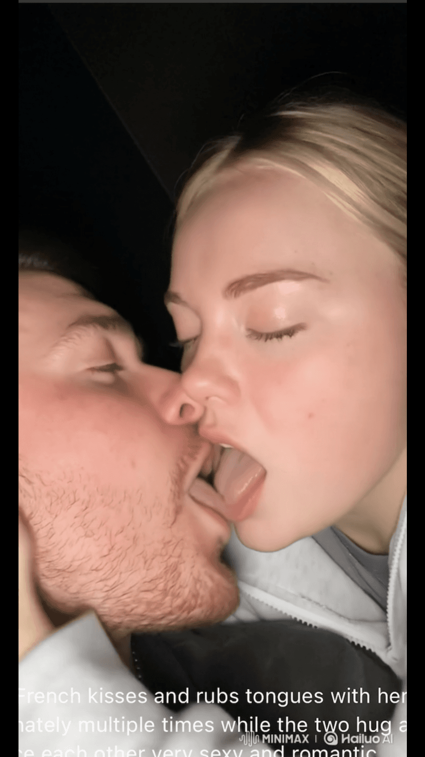 Barely legal 19 yo blonde teen sexy makeout hot as fuck kissing dm/comment for more of her