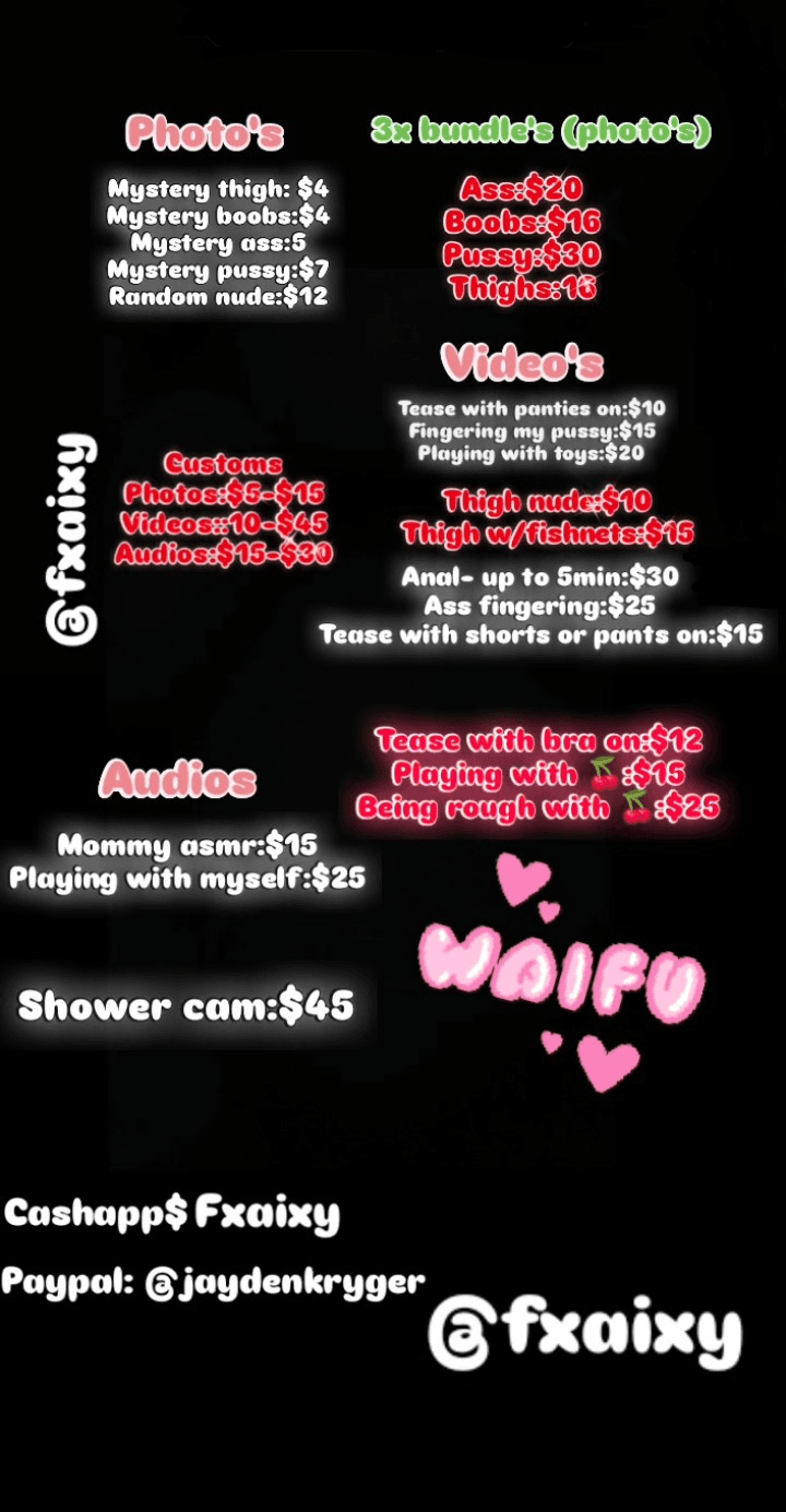 Snapchat:dirty_kitt3n. Discord: fxaixy. Only add me if you want to buy, or want your wallet drained