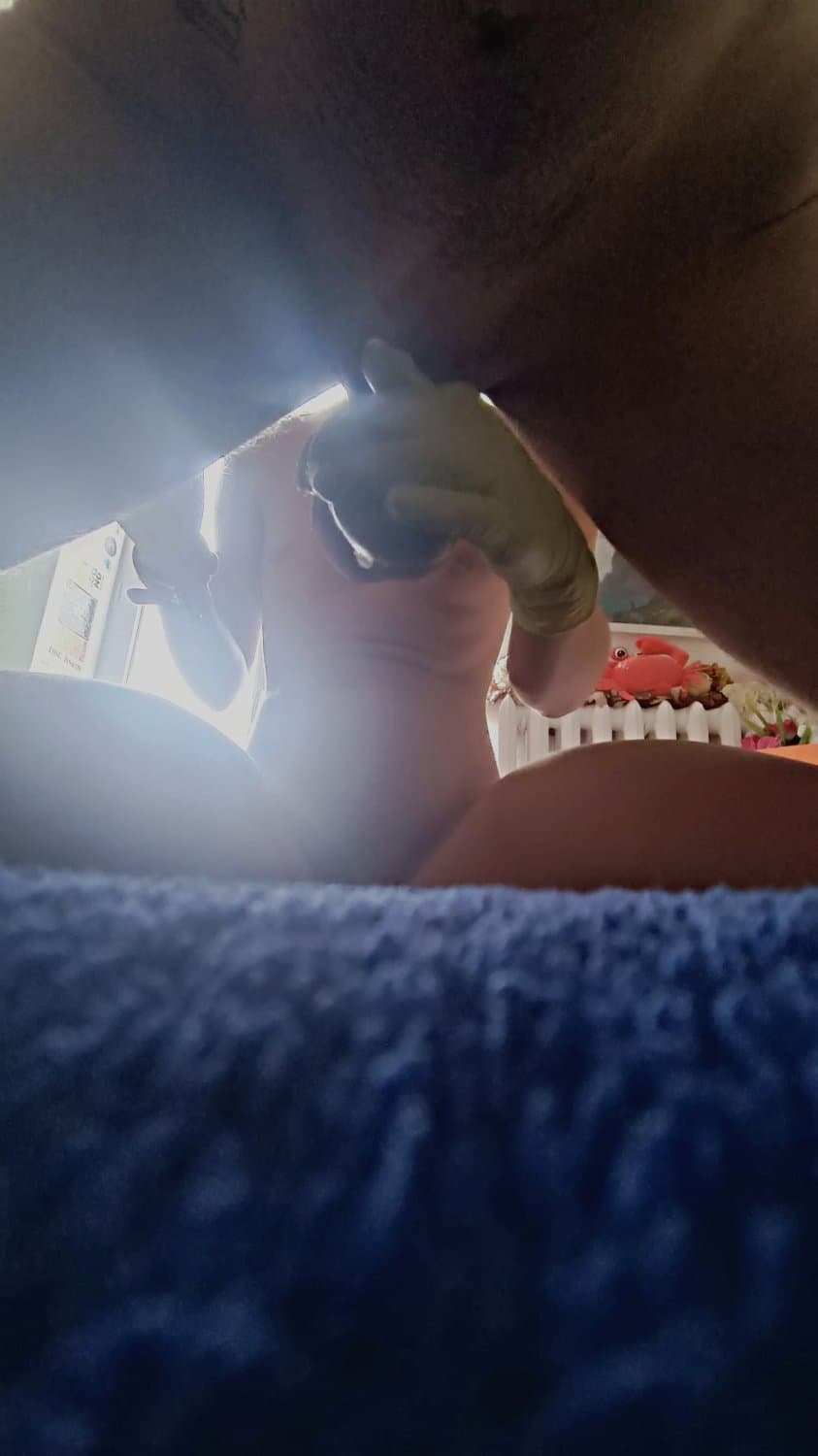 I get feminized by my Niece for allowing me to play with her body and pussy. Femdom???