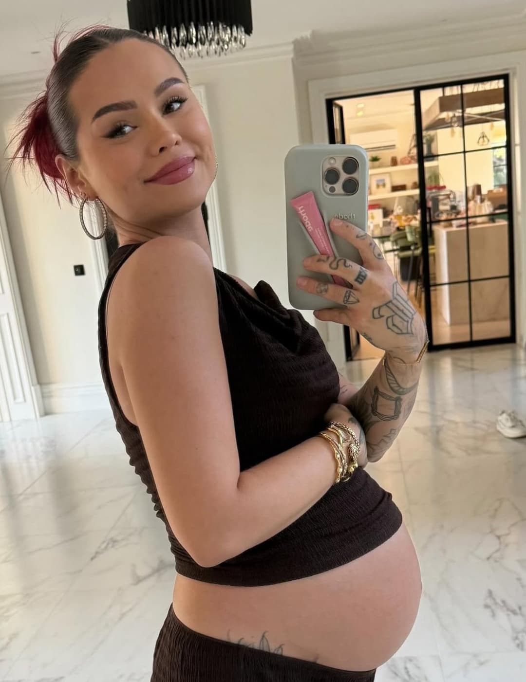 i wanna grab onto talia mars pregnant belly while i destroy her tight holes