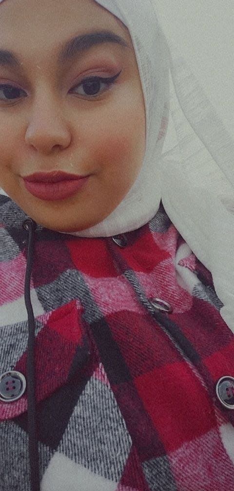 Egyptian veiled woman with soft body