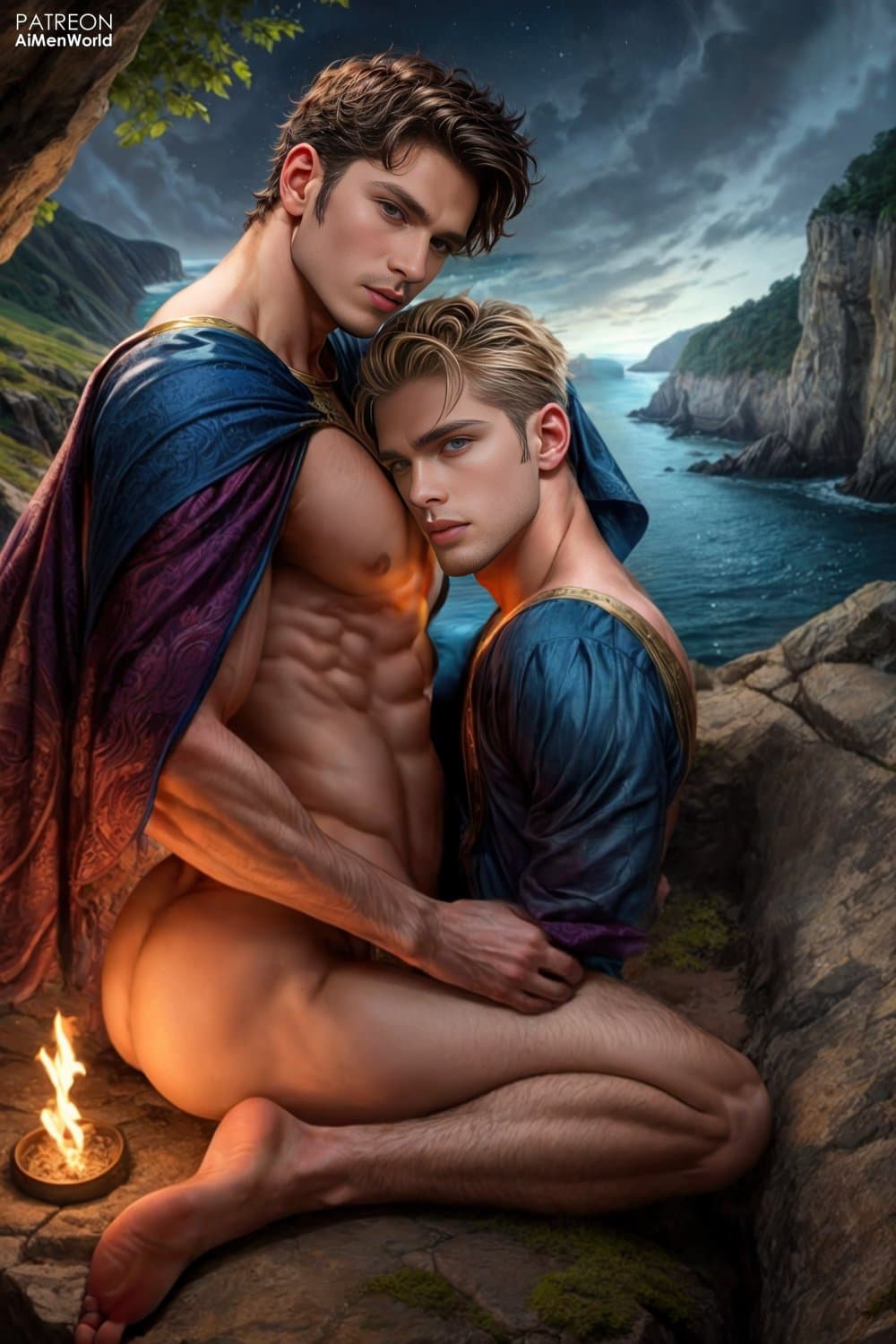 Click to view full size GAY A.I. MUSCLE MEN IN LINGERIE ???????