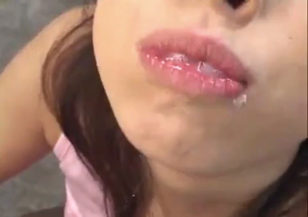 Click to view full size Amazing Super Bukkake Japanese Teen Proudly Drinks Cum From 157 Cum Donors in a Bowl