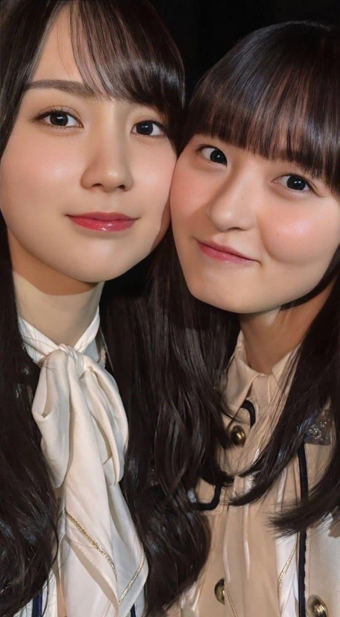 Nogizaka46 Sakura Endo Haruka Kaki French kiss