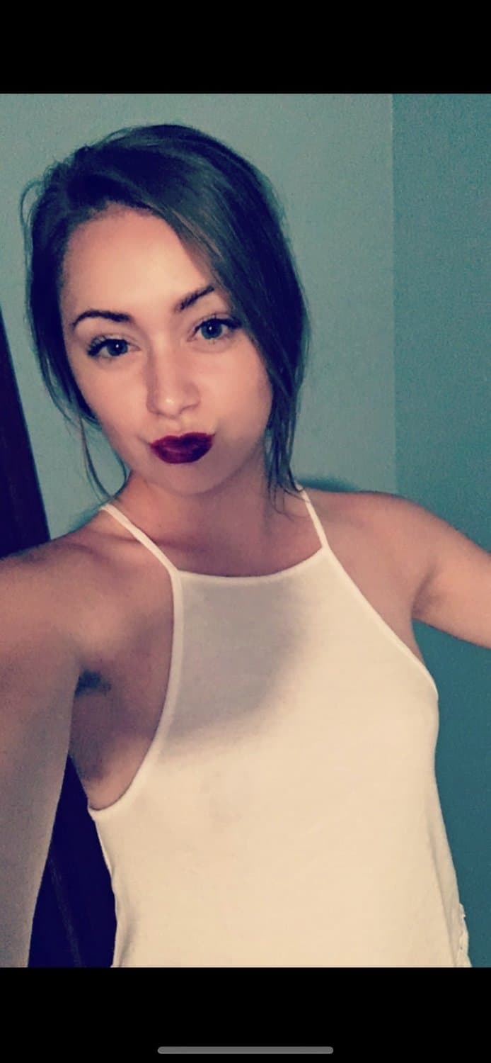 Stupid white slut use to love bbc until she got my big white cock