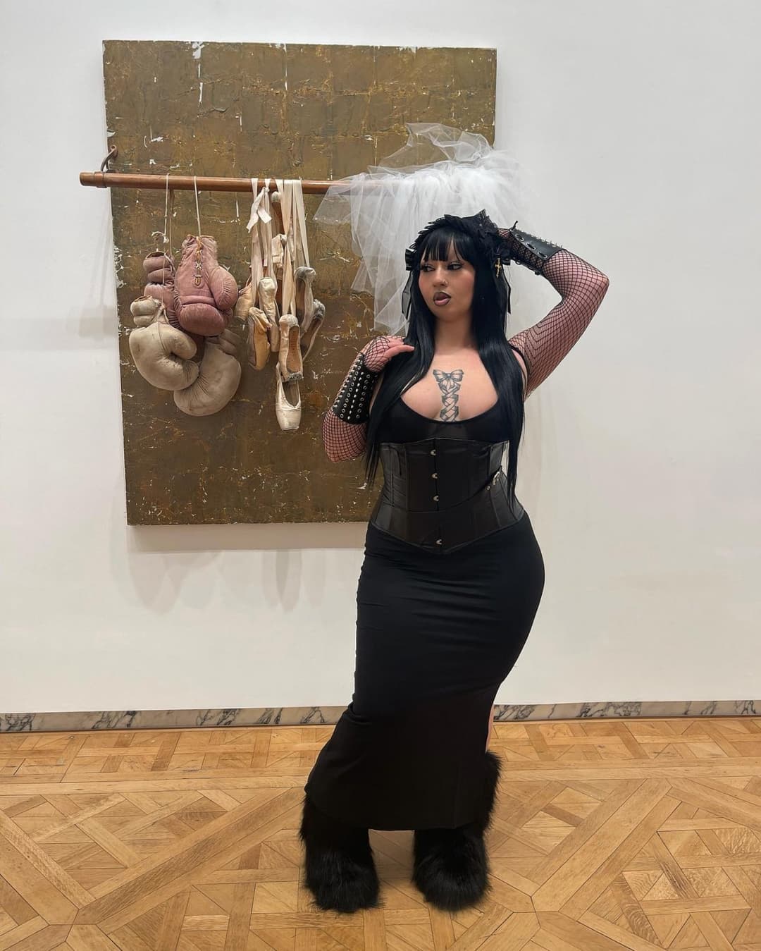 Sexy lil Gothic thick booty