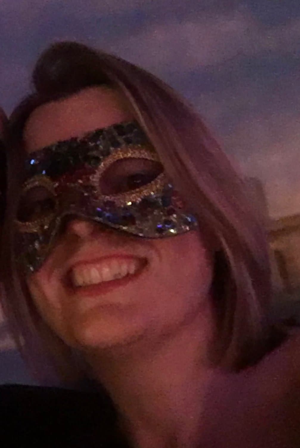 Hotwife shared for the first time She attended the Masquerade Ball and ended up being fucked