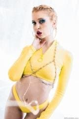 Cute blonde Chloe Cherry masturbates to a farting, squirting orgasm