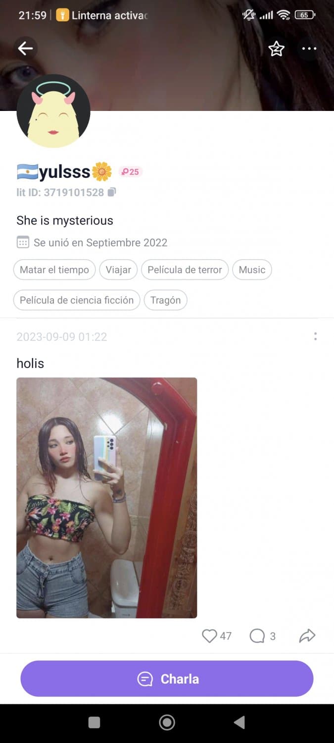 Yulsss salteña me manda su pack por litmatch | He sends me his pack through an app