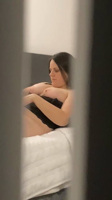 REAL Voyeur FaceTime Sex - Step Mom Caught Masturbating