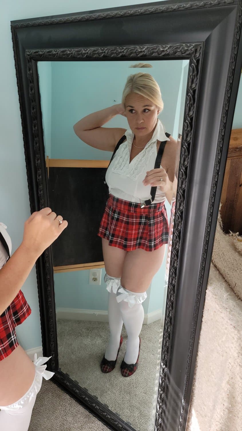 School girl chubby loser