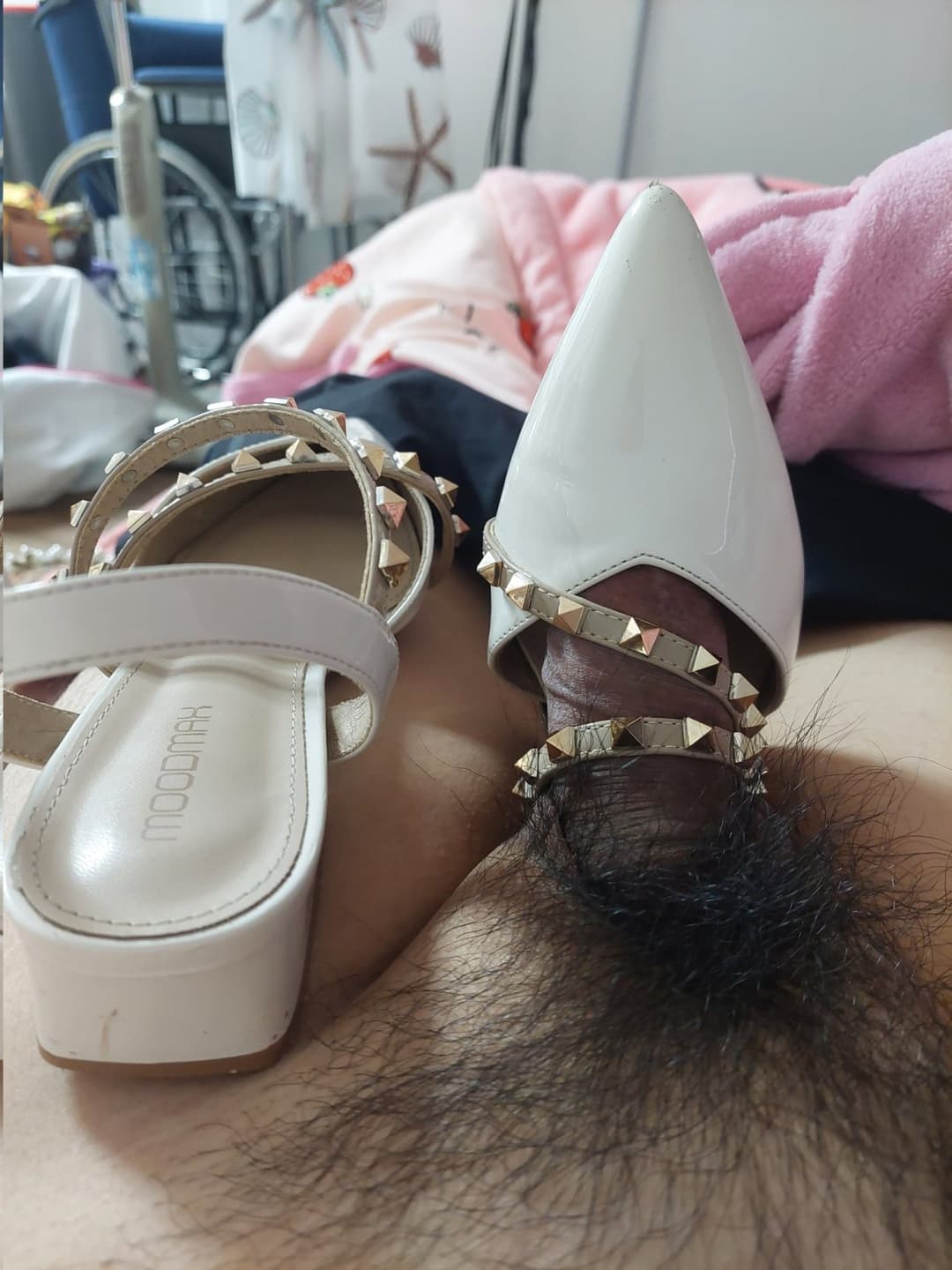 Asian shoes and cum 2