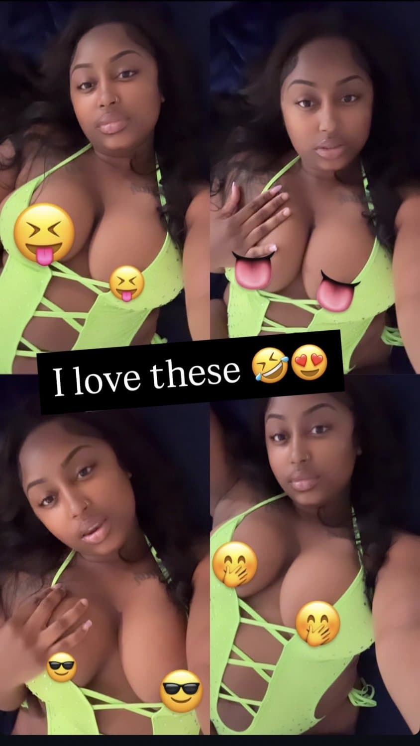 Sexy black milf showing off lingerie