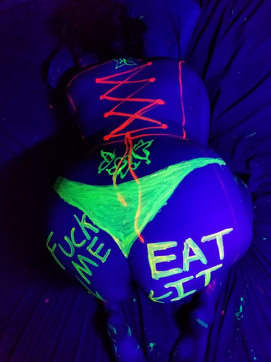 Wife with body paint