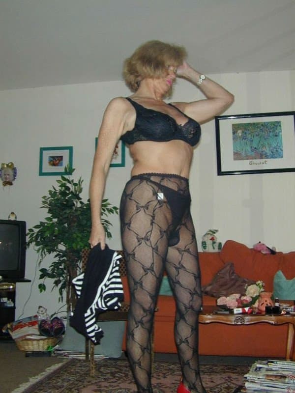 Sexy Granny 74 years old Sailing strip