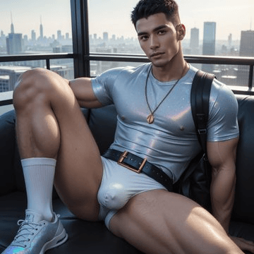 Click to view full size GAY A.I. MUSCLE MEN IN LINGERIE ???????