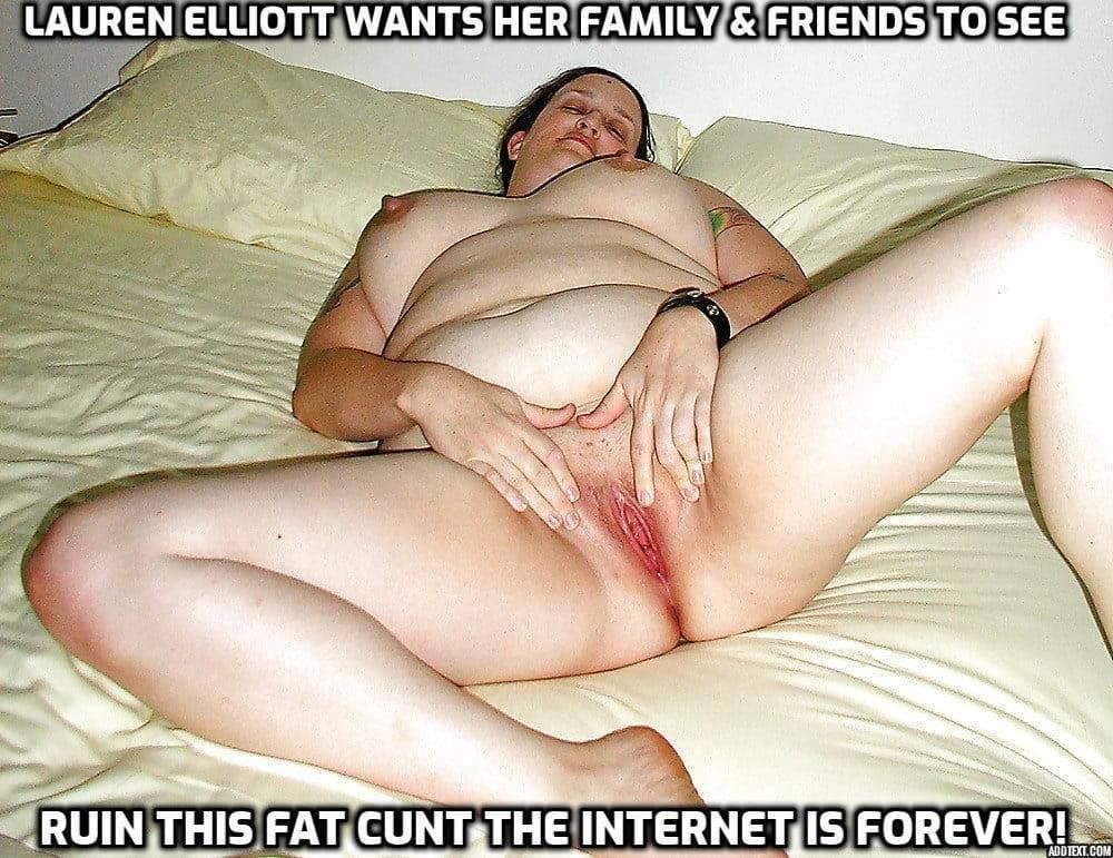 Humiliate and degrade this fat fuck pig and make Lauren internet famous