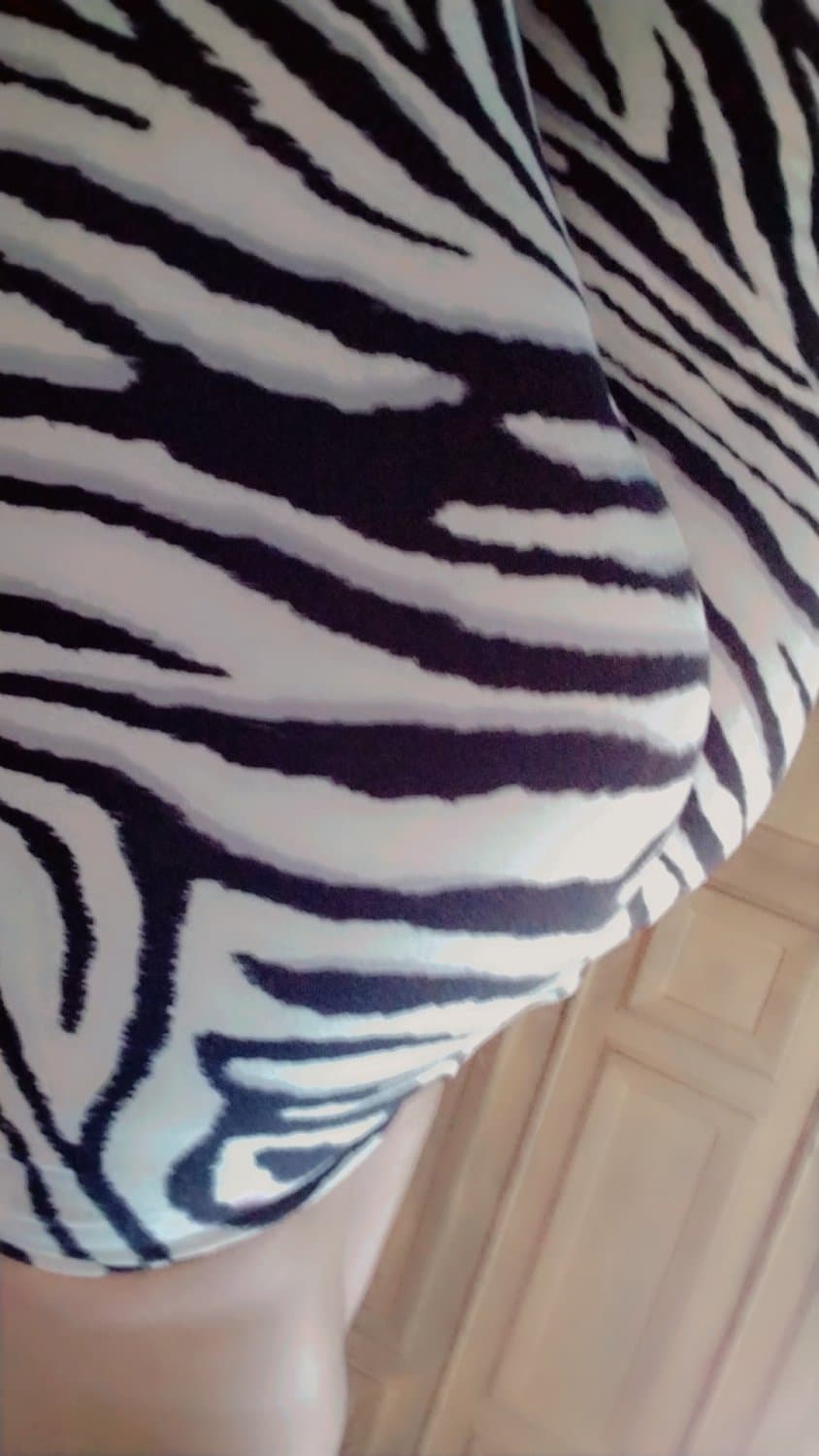 Culo en pijama de cebra