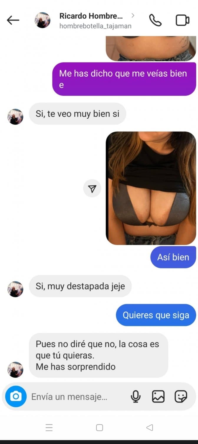 La exmujer de un amigo le escribe y el amigo se lo goza con la cerda (María Jesús Mata)