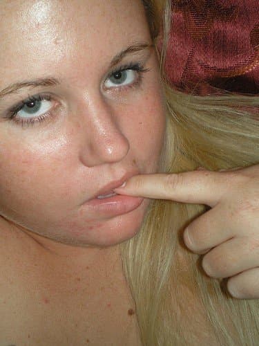 Curvy Blonde Beauty Janelle