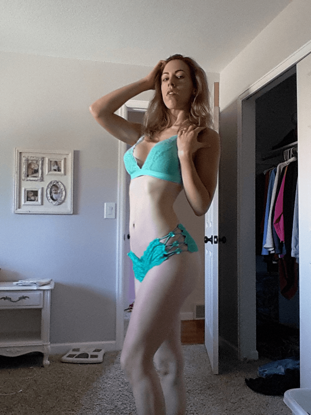 Busty Blonde Slut Wife Likes Wearing Other Men’s Cum Like a Whore