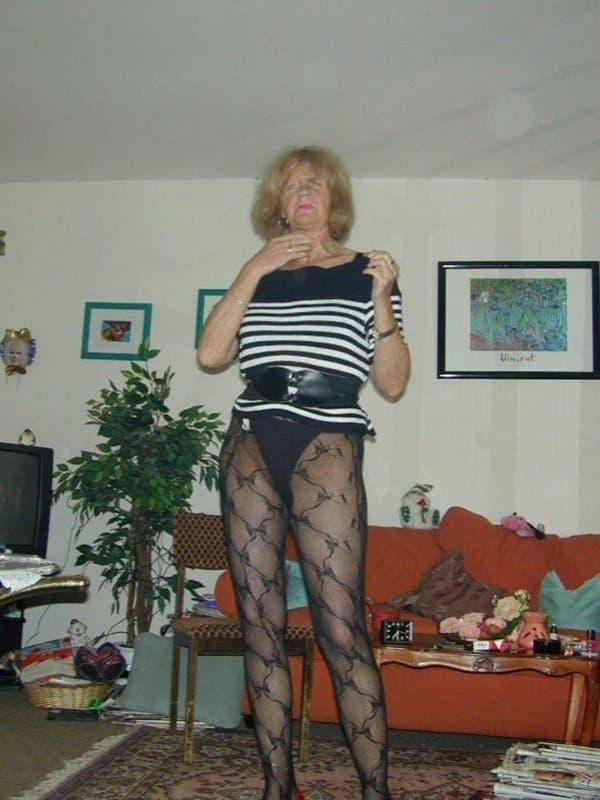 Sexy Granny 74 years old Sailing strip