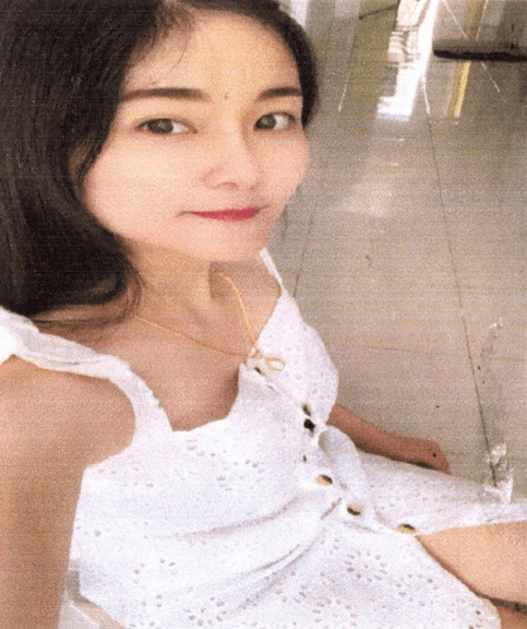 Her husband wants us to see her beautiful figure.