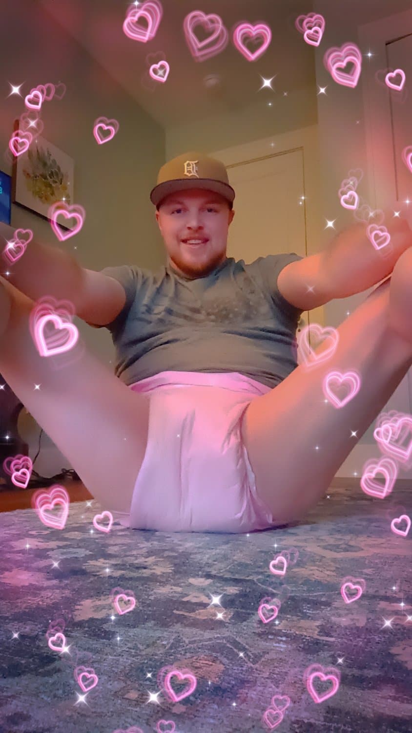 Diaper sissy Derek chew