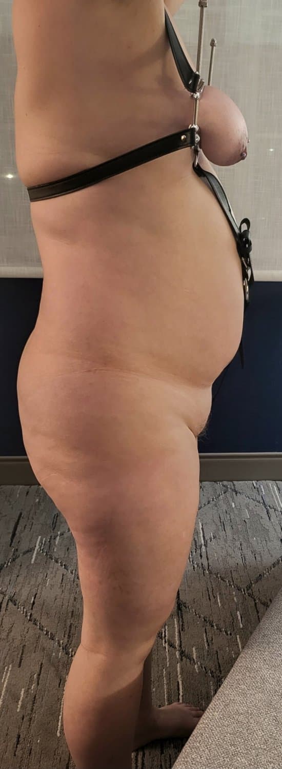 Married MILF Tit Vice and Anal Hook