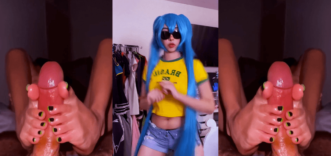 Montagem Bandido - Footjob Cumshot Compilation PMV - TikTok Splitscreen