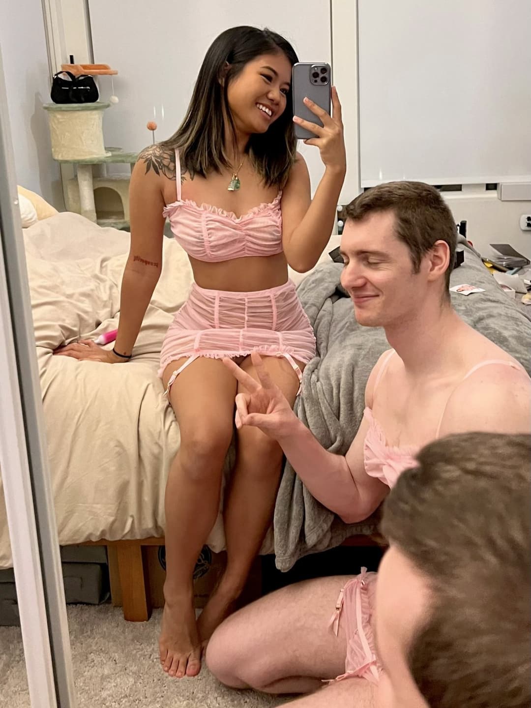 Part 2: Asian Mistress ball busting and humiliation