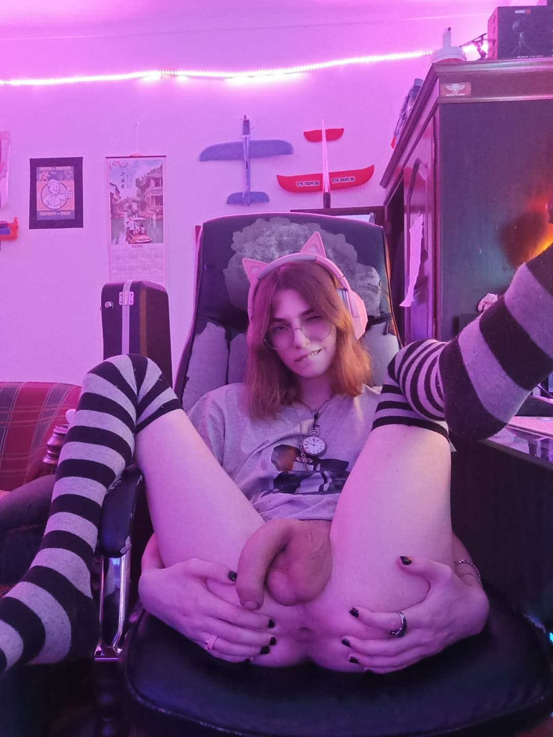 Petite Femboy Jerks Her Monster 8inch Cock [femboy, ladyboy, shemale, sissy trap, tgirl, trans]