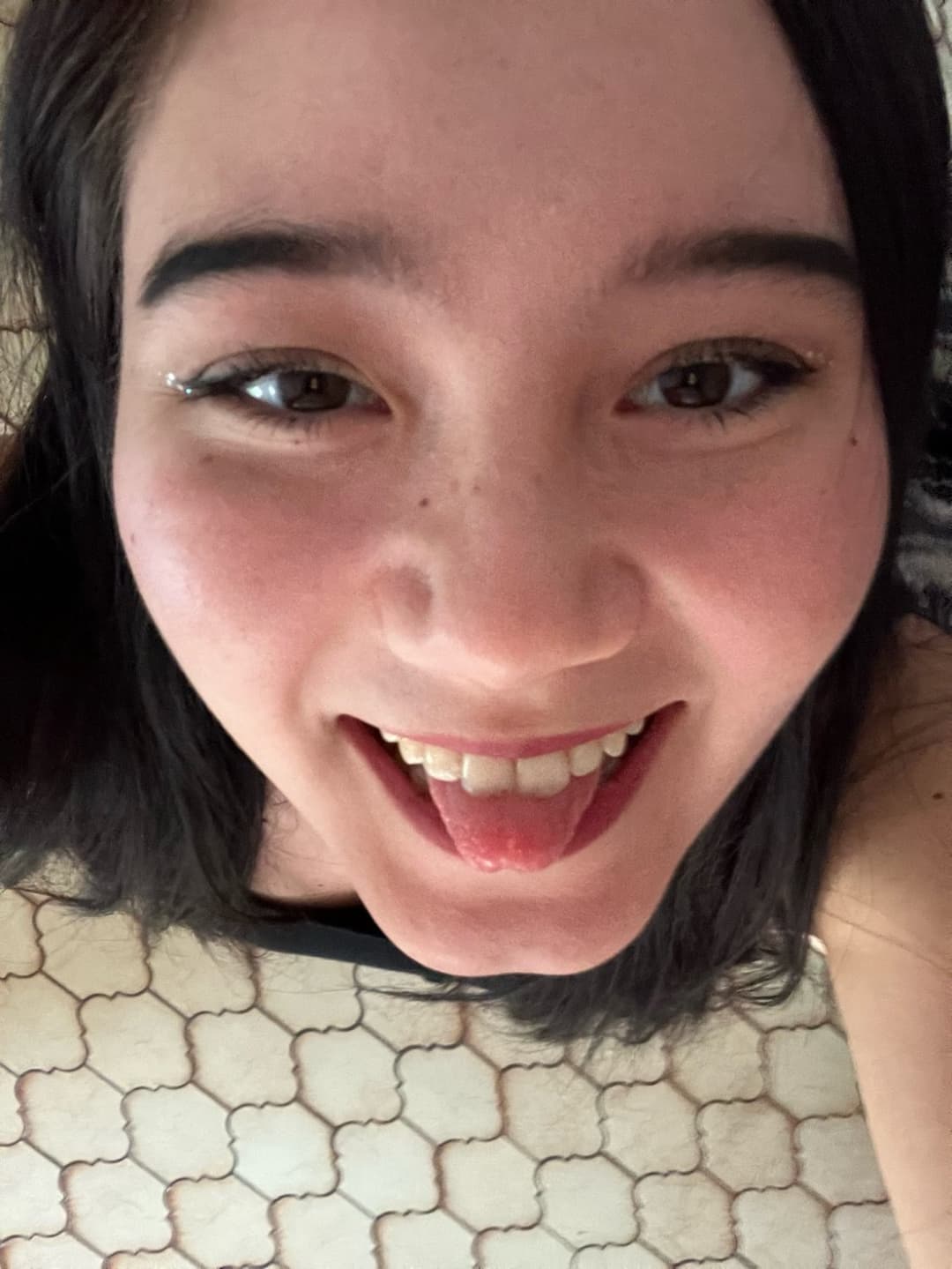 Click to view full size Lena B (22F, USA) corrupted from innocent, nerdy, good girl, to craving being jerked off to online