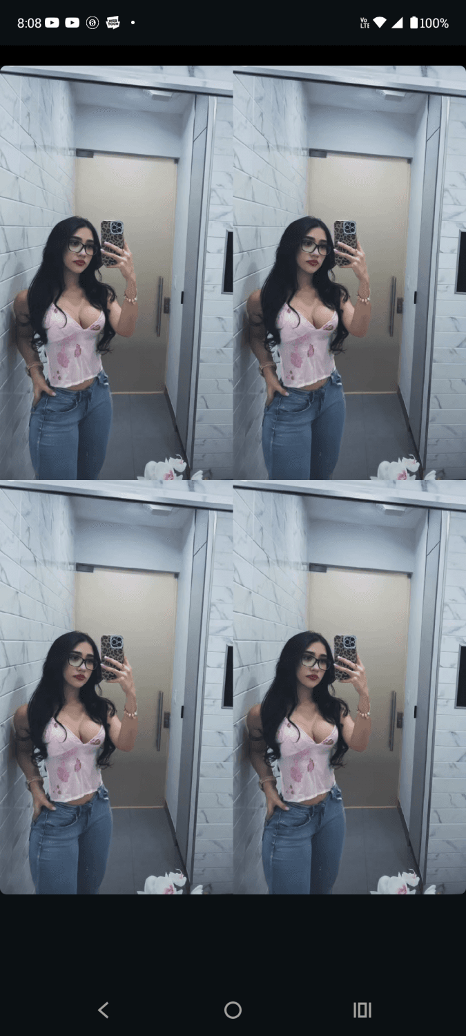 Flaquita hermosa con cuerpazo paso perfil