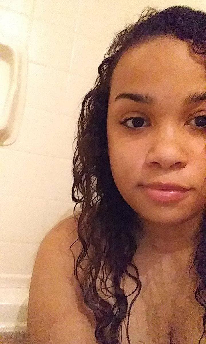 Click to view full size Ebony Girlfriend Leaked Rubbing her Clit and Getting her Webslut Pussy Fucked By BWC like a Whore