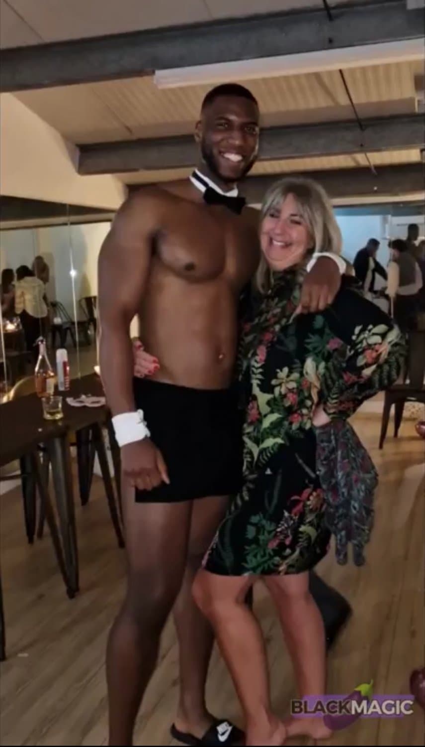 Male stripper and girls part 2