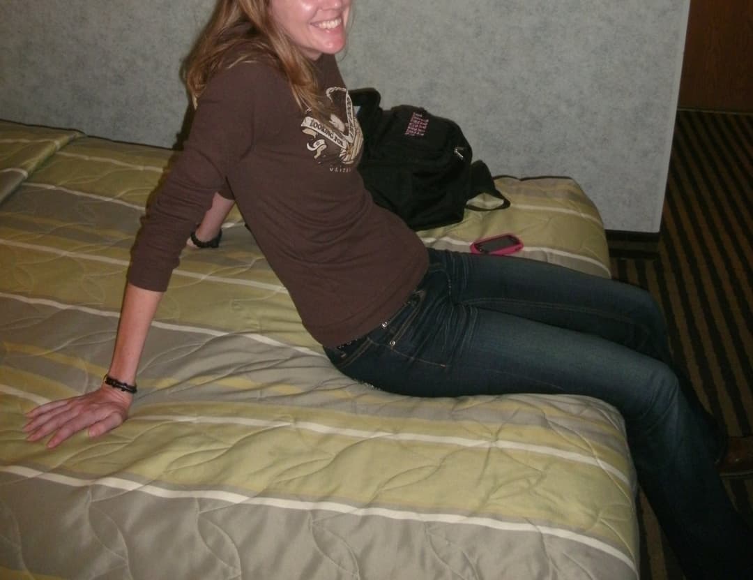 Blonde with small boobs 6