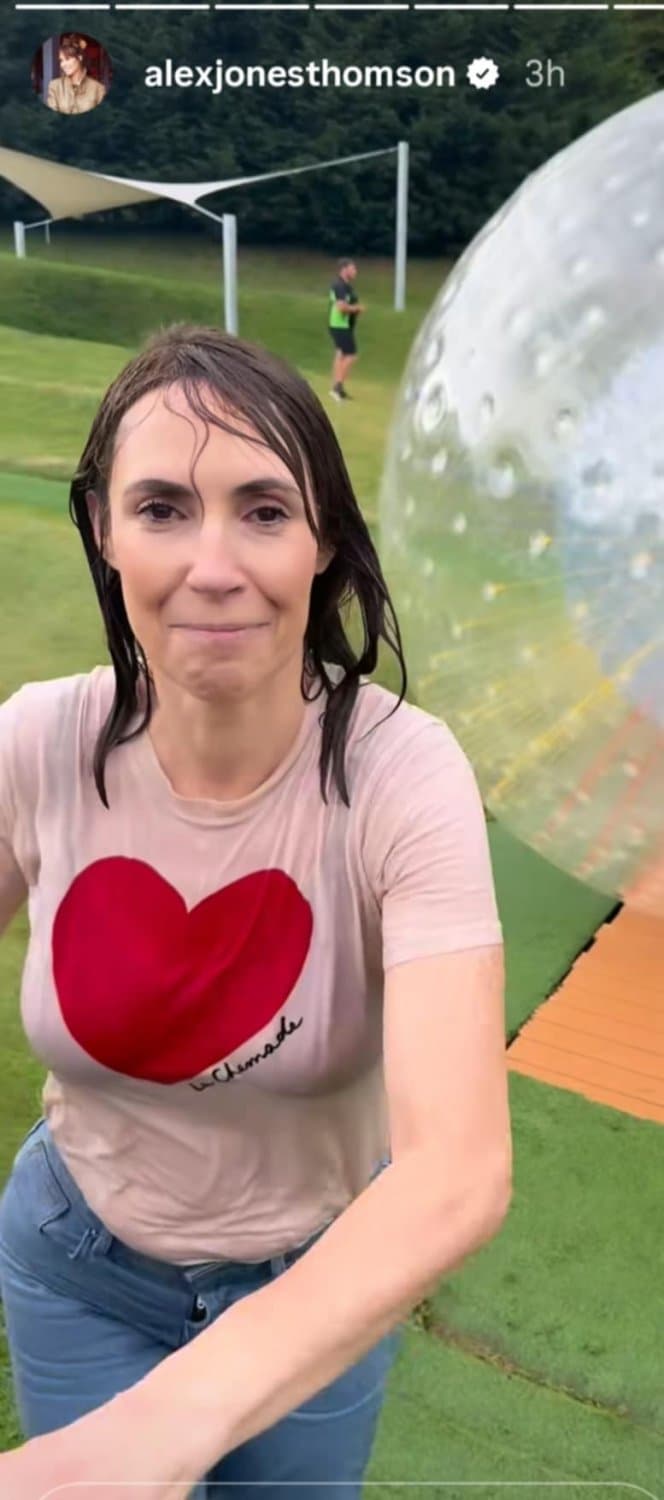 Click to view full size Busty TV presenter Alex Jones. Part 10.