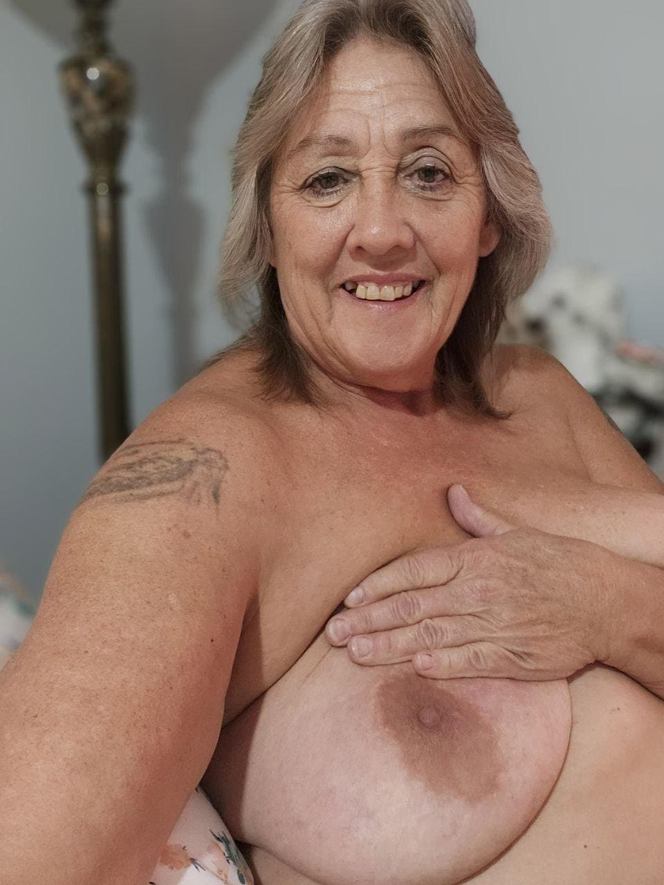 Fat Granny With Big Saggy Beautiful Tits