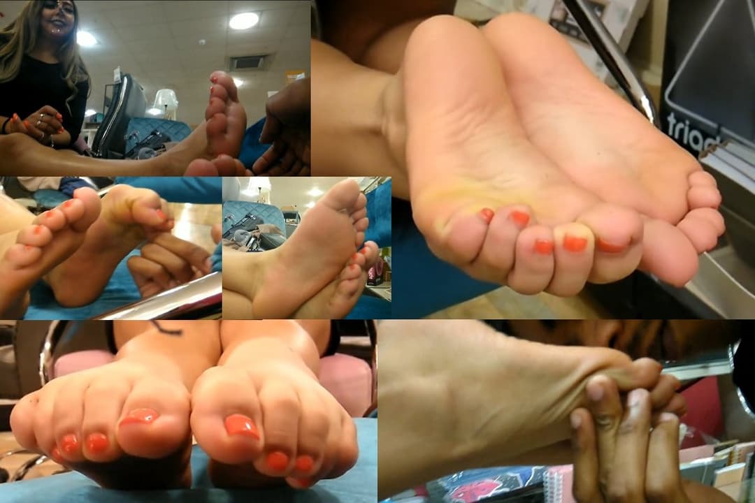 Video 69 - Public Girls Feet Interview, Gorgeous Latina Halloween Soles