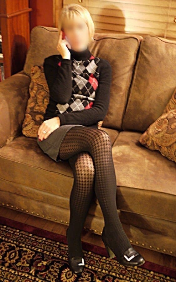 Wife in Black Pantyhose - [kik] timzbo010