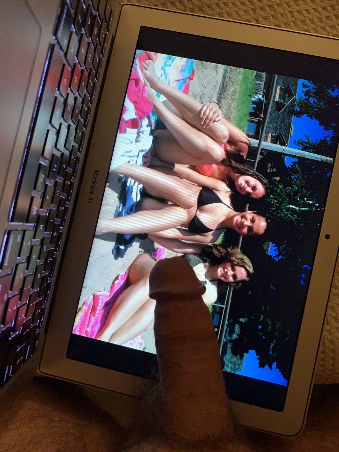 Cocking and Cumming Bikini Girls!