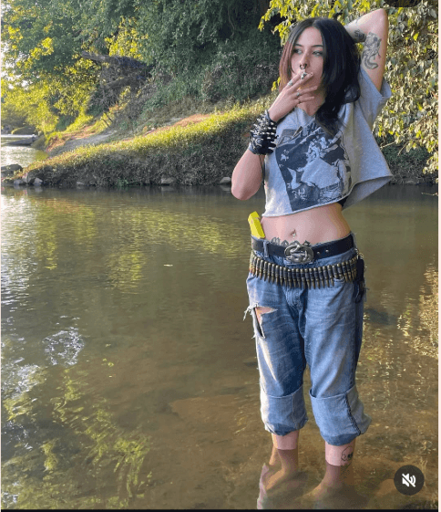 Latina Goth Slut Hottie METAL SLUT