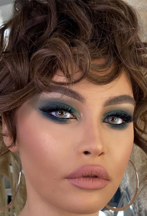 Sexy glamour woman face